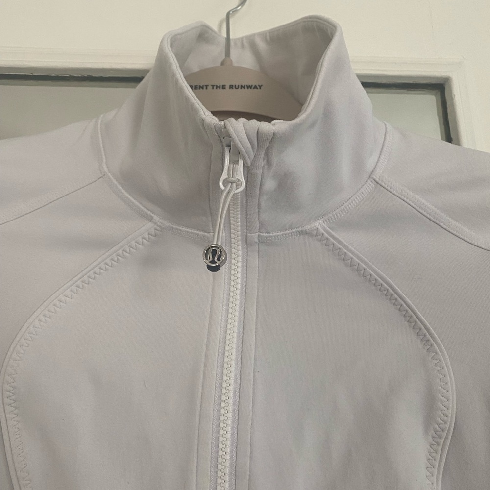White Lululemon zip up - Picture 2 of 4